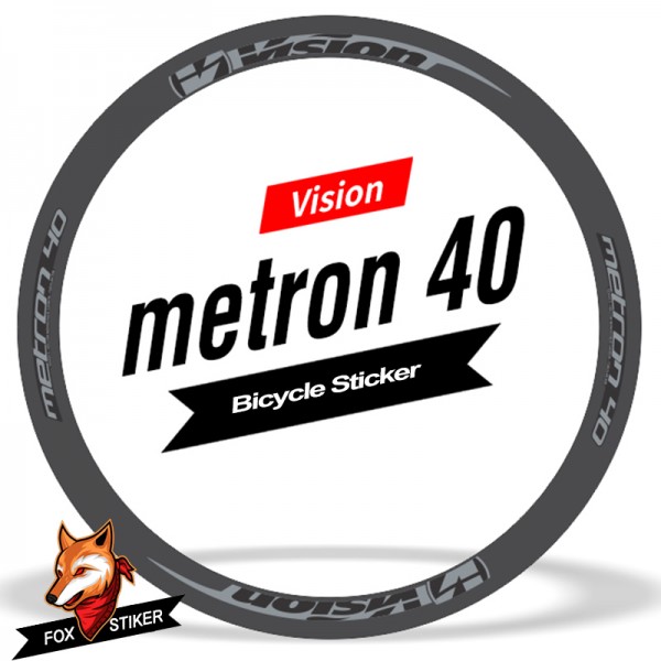 Road Bicycle Wheels Rim Decal Stickers for Vision Metron 40